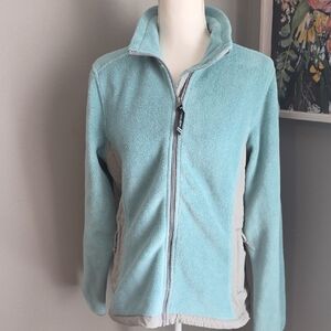 Charles River Apparel Light Blue Teddy Jacket
